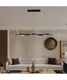 38W LED Pendelleuchte, 100cm - Schwarz, 4560lm, 4000K, inkl. Leuchtmittel