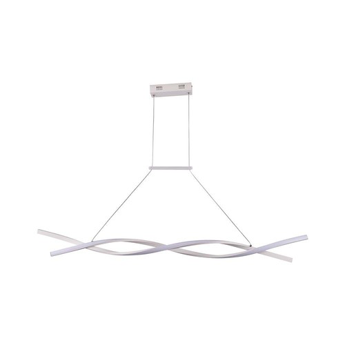 30W LED Pendelleuchte, 120x100cm - 3450lm, weiß, 4000K, Designer-Deckenleuchte, inkl. Leuchtmittel
