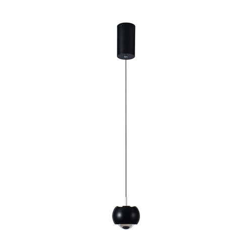 9W LED Pendelleuchte - Schwarz, 1000lm, 10x10x100cm, IP20 Innenbereich, inkl. Leuchtmittel