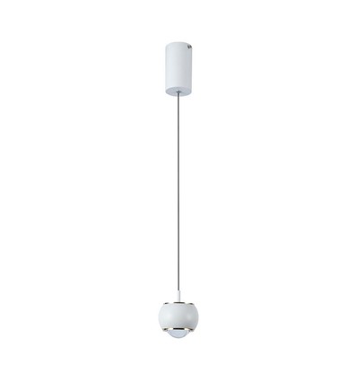 9W LED Pendelleuchte, weiß - 1000lm, 111lm/W, 10x10x100cm, inkl. Leuchtmittel
