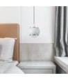 9W LED Pendelleuchte, weiß - 1000lm, 111lm/W, 10x10x100cm, inkl. Leuchtmittel