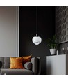 9W LED Pendelleuchte, weiß - 1000lm, 111lm/W, 10x10x100cm, inkl. Leuchtmittel