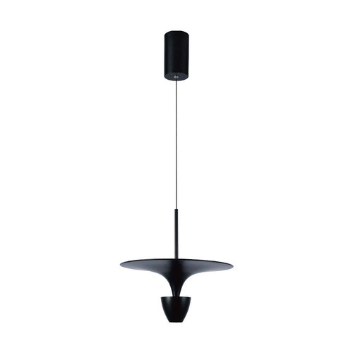 9W Designer Pendelleuchte - Schwarz, 1000lm, 120°, IP20 Innenbereich