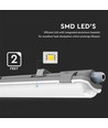 120cm 18W Wasserdichte Armatur mit Röhre - IP65, inkl. 1 Stk. LED-Röhre