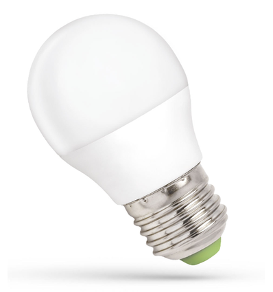 E27 6W dimmbare LED Tropfenlampe - G45, mattiertes Glas
