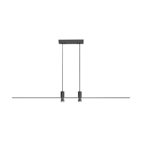 19W LED Pendelleuchte - 80cm, schwarz, 2160lm, inkl. Leuchtmittel