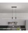 19W LED Pendelleuchte - 80cm, schwarz, 2160lm, inkl. Leuchtmittel