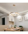 32W Hängeleuchte - LED, 43x100, 4000K, Weiß, Holz