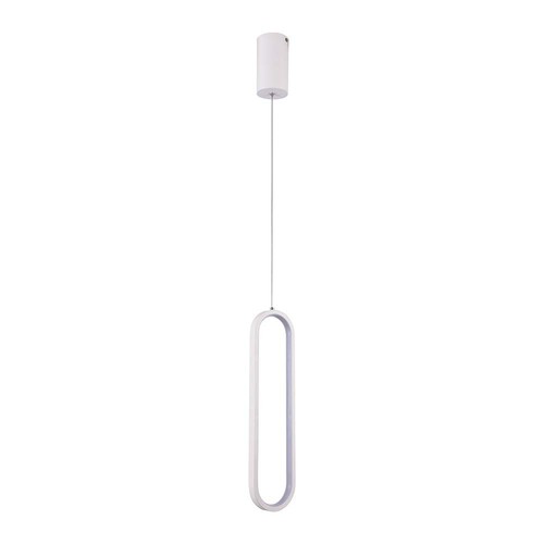 13W LED Pendelleuchte, 40cm - Weiß, 3000K, 1500lm, IP20 Innenbereich