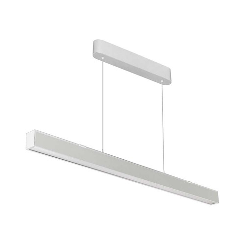 120cm 40W LED Lichtleiste mit Samsung Chip - Weiß, CCT, inkl. Seilaufhängung, Deckenleuchte für Büro