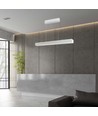 120cm 40W LED Lichtleiste mit Samsung Chip - Weiß, CCT, inkl. Seilaufhängung, Deckenleuchte für Büro
