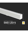 120cm 40W LED Lichtleiste mit Samsung Chip - Weiß, CCT, inkl. Seilaufhängung, Deckenleuchte für Büro