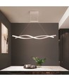 120cm 30W LED Pendelleuchte, weiß - 115lm/W, 3000K, 120x100cm, inkl. Leuchtmittel