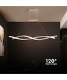 120cm 30W LED Pendelleuchte, weiß - 115lm/W, 3000K, 120x100cm, inkl. Leuchtmittel