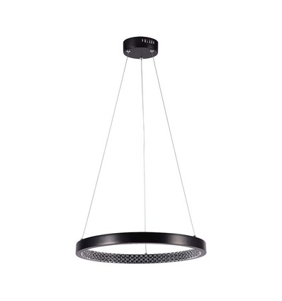 19W LED Pendelleuchte mit Kristall-Acryl, Ø40cm - Schwarz, 3000K, 2160lm, IP20 Innenbereich