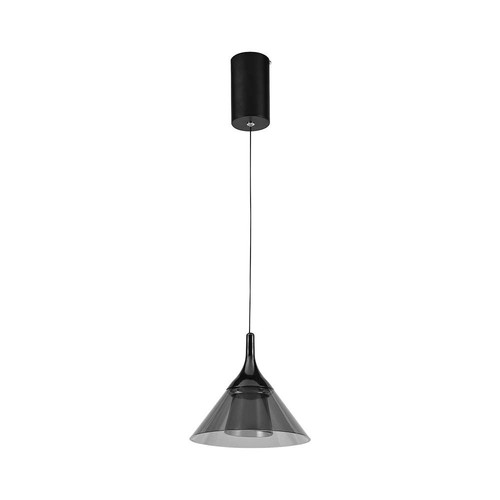 9W LED Pendelleuchte - 19,5x17,5cm, 1000lm, schwarz, 3000K, inkl. Leuchtmittel