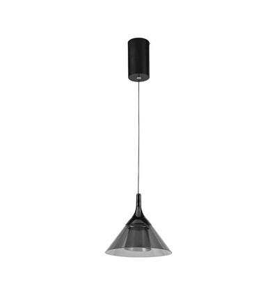 9W LED Pendelleuchte - 19,5x17,5cm, 1000lm, schwarz, 4000K, inkl. Leuchtmittel