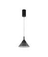 9W LED Pendelleuchte - 19,5x17,5cm, 1000lm, schwarz, 4000K, inkl. Leuchtmittel
