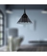 9W LED Pendelleuchte - 19,5x17,5cm, 1000lm, schwarz, 4000K, inkl. Leuchtmittel