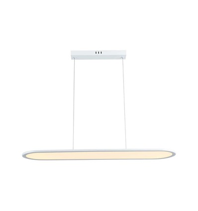 24W LED Pendelleuchte / Hängelampe - 80x104cm, 3000lm, weiß, 4000K, inkl. Leuchtmittel