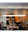 24W LED Pendelleuchte / Hängelampe - 80x104cm, 3000lm, weiß, 4000K, inkl. Leuchtmittel