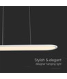 24W LED Pendelleuchte / Hängelampe - 80x104cm, 3000lm, weiß, 4000K, inkl. Leuchtmittel