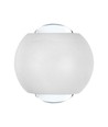 2W Wandleuchte mit Up/Down Light - IP54, weiß, 3000K, Aluminium, inkl. Leuchtmittel