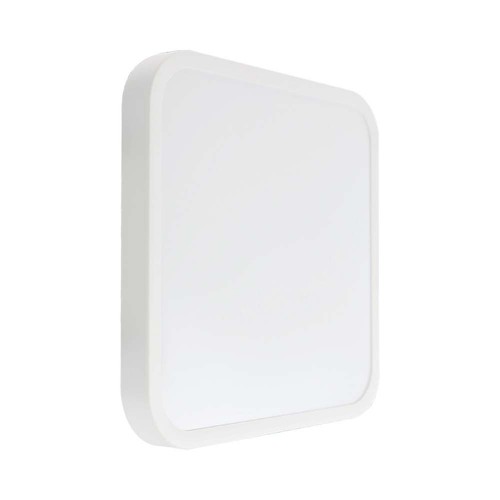 24W LED Deckenleuchte - 29,5 x 29,5cm, IP44, quadratisch, weißer Rand