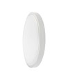 24W LED-Sensorleuchte mit Fernbedienung - Ø35cm, 2500lm, IP44, Mikrowellensensor, Weiß