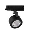 30W LED COB Schienenspot - 3in1 Schwarzes Gehäuse