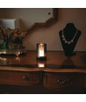 2W LED Akku-Tischleuchte, Bewegungsdimmer - Schwarz/Rauchfarben, 3000K, 360 Grad, elegantes Design