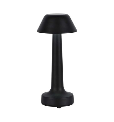 1W wiederaufladbare LED Tischleuchte, 3-in-1 CCT - 5V, 1800mAh, schwarz, Ø9,5 x 22,5 cm