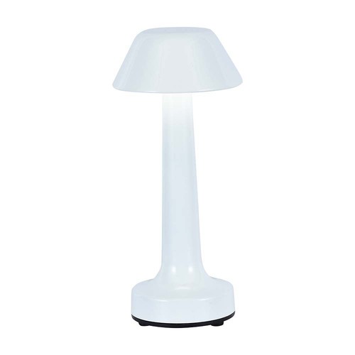 1W LED Tischlampe - D95x225, 3in1, weiß, Gehäuse