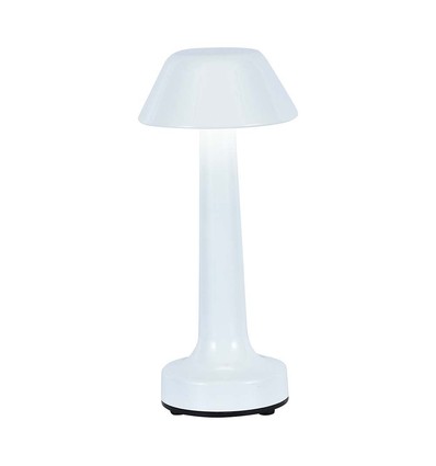 1W LED Tischlampe - D95x225, 3in1, weiß, Gehäuse