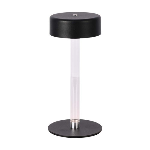 3W wiederaufladbare LED Tischleuchte, 5V - 3-in-1 CCT, Touch dimmbar, schwarz, inkl. USB-Kabel