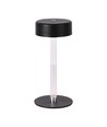 3W wiederaufladbare LED Tischleuchte, 5V - 3-in-1 CCT, Touch dimmbar, schwarz, inkl. USB-Kabel