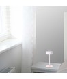 3W LED Tischlampe - D120x255, 3in1, Weiß+Transparente Mittelstange
