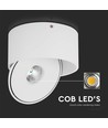 20W Verstellbarer Aufbauspot Ø14,8cm - RA90, 3-in-1 CCT, Weiß