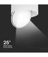 20W Verstellbarer Aufbauspot Ø14,8cm - RA90, 3-in-1 CCT, Weiß