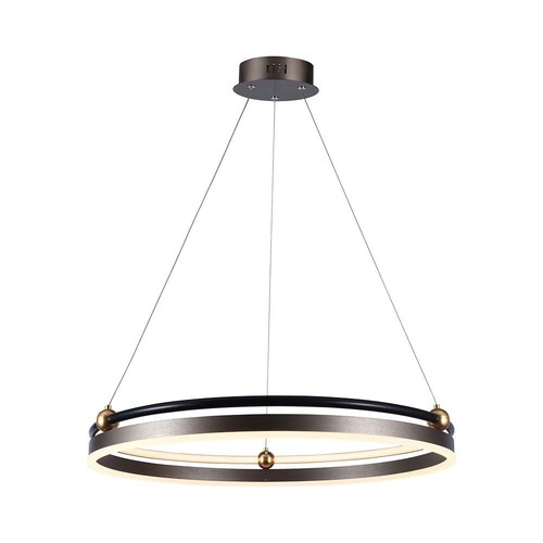 30W LED Hängeleuchte Einfachring - 3000K, Kaffee, Haus