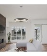 30W LED Hängeleuchte Einfachring - 3000K, Kaffee, Haus