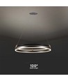 30W LED Hängeleuchte Einfachring - 3000K, Kaffee, Haus