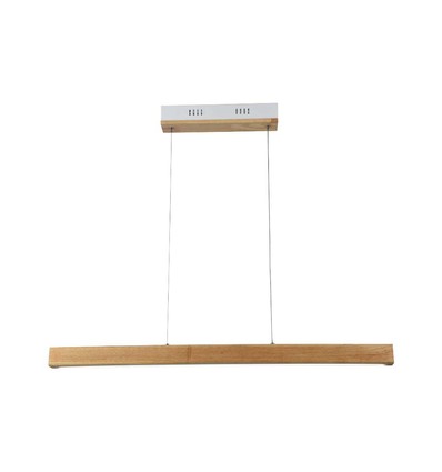 12W LED Pendelleuchte aus Holz - 4000K, 80cm, inkl. Leuchtmittel