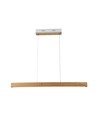12W LED Pendelleuchte aus Holz - 4000K, 80cm, inkl. Leuchtmittel