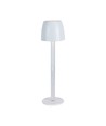 3W wiederaufladbare LED Tischleuchte, Touch dimmbar - 310lm, 3000K, schwarz/transparent, Höhe 37cm