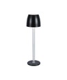 3W wiederaufladbare LED Tischleuchte, Touch dimmbar - 3000K, 1800mAh, schwarz, DC 5V