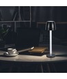 3W wiederaufladbare LED Tischleuchte, Touch dimmbar - 3000K, 1800mAh, schwarz, DC 5V