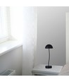 3W wiederaufladbare Tischleuchte - Touch dimmbar, schwarz, 3000K, tragbar, inkl. Akku