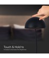 3W wiederaufladbare Tischleuchte - Touch dimmbar, schwarz, 3000K, tragbar, inkl. Akku