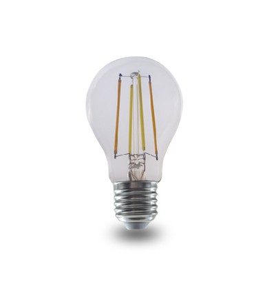 7W E27 A60 Glühfadenlampe - Kompatibel mit Amazon Alexa, Google Home, 3in1